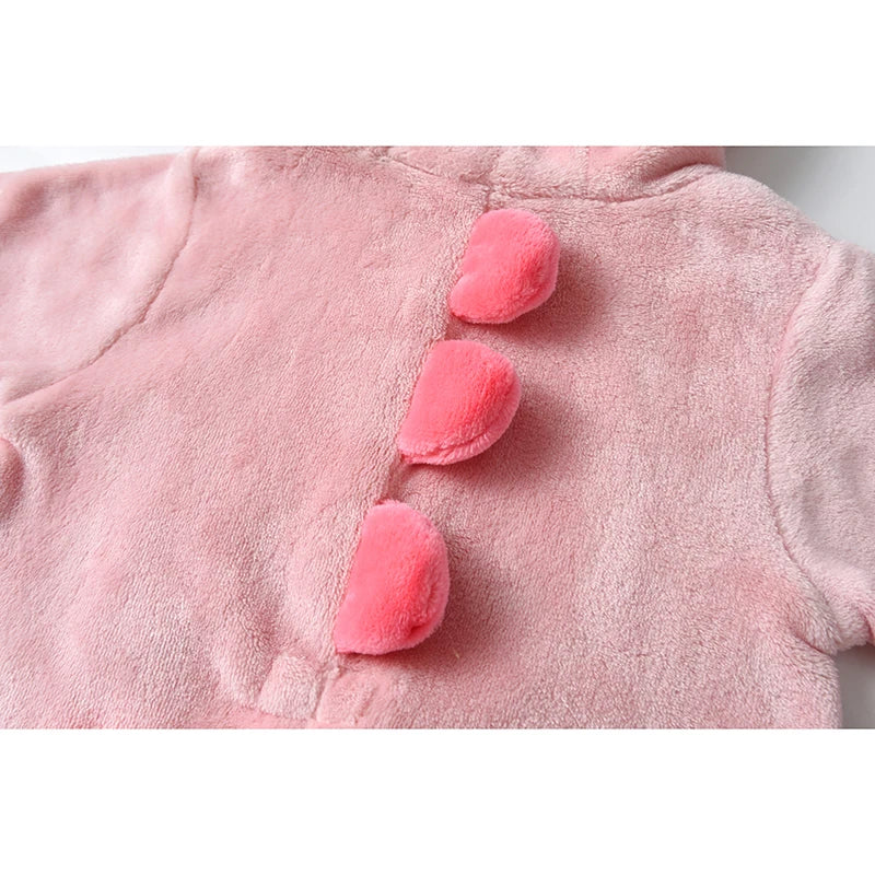 Halloween Baby Rompers Kigurumis Lovely Dinosaur Cartoon Pajamas Clothes Infant Boys Girls Baby Onesie Romper Newborn Hooded