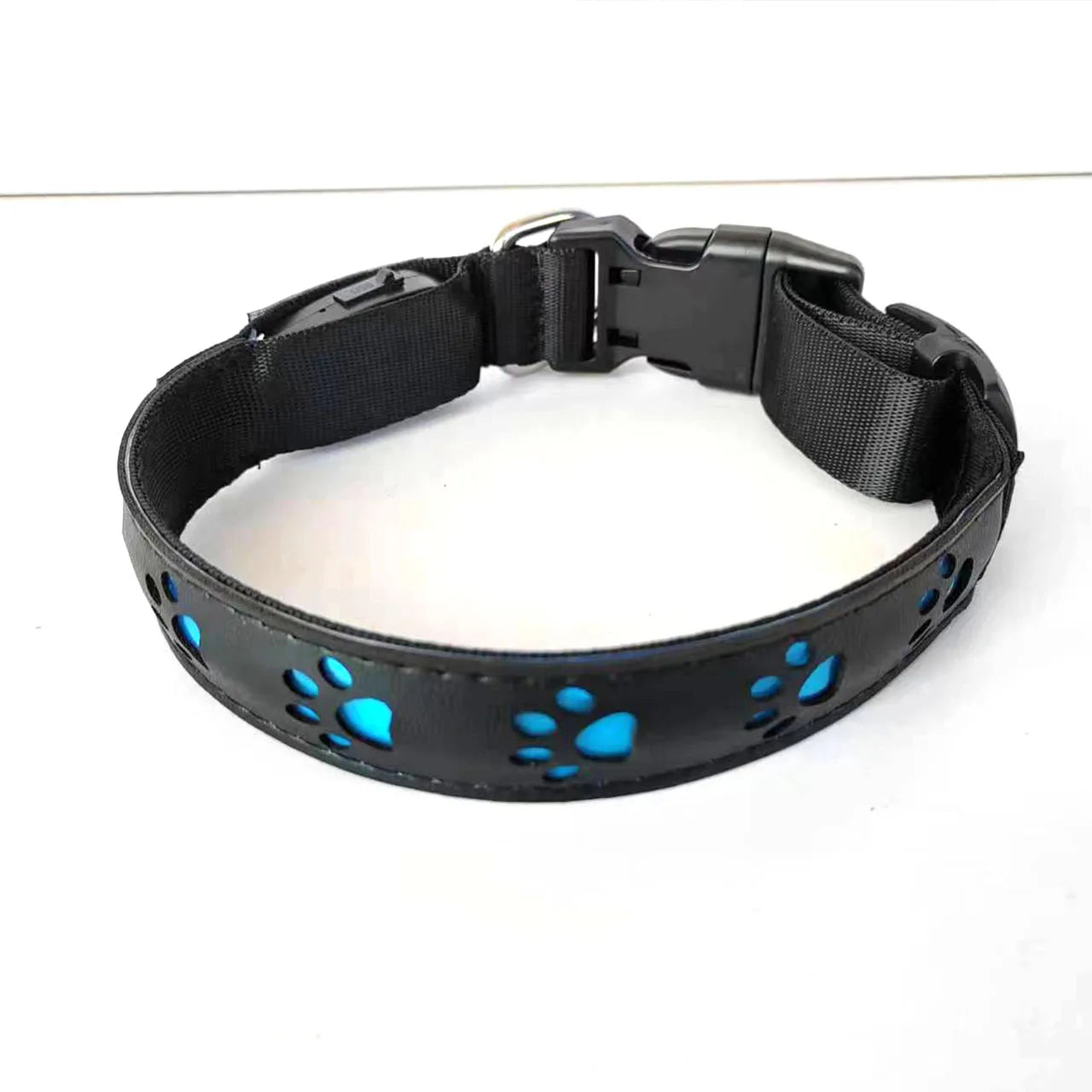 XS-L Luminous Dog Necklace Usb Glowing Small Dog Cat Collar Anti-Loss Cat Collar Safety Night Light Pet Supplies