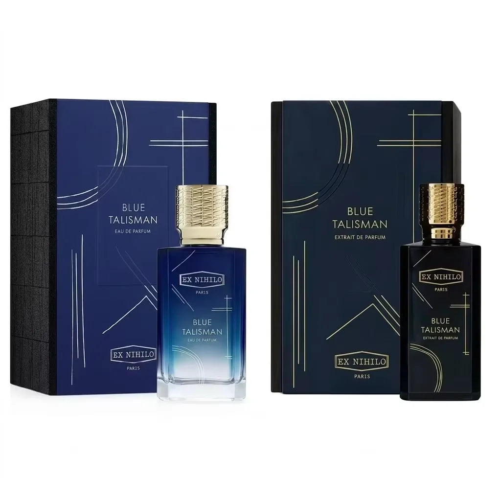 Mystique of The Blue Talisman 100ml Luxury Unisex Perfume Enchanting Woody Floral Scent with Pheromones, Long Lasting Cologne