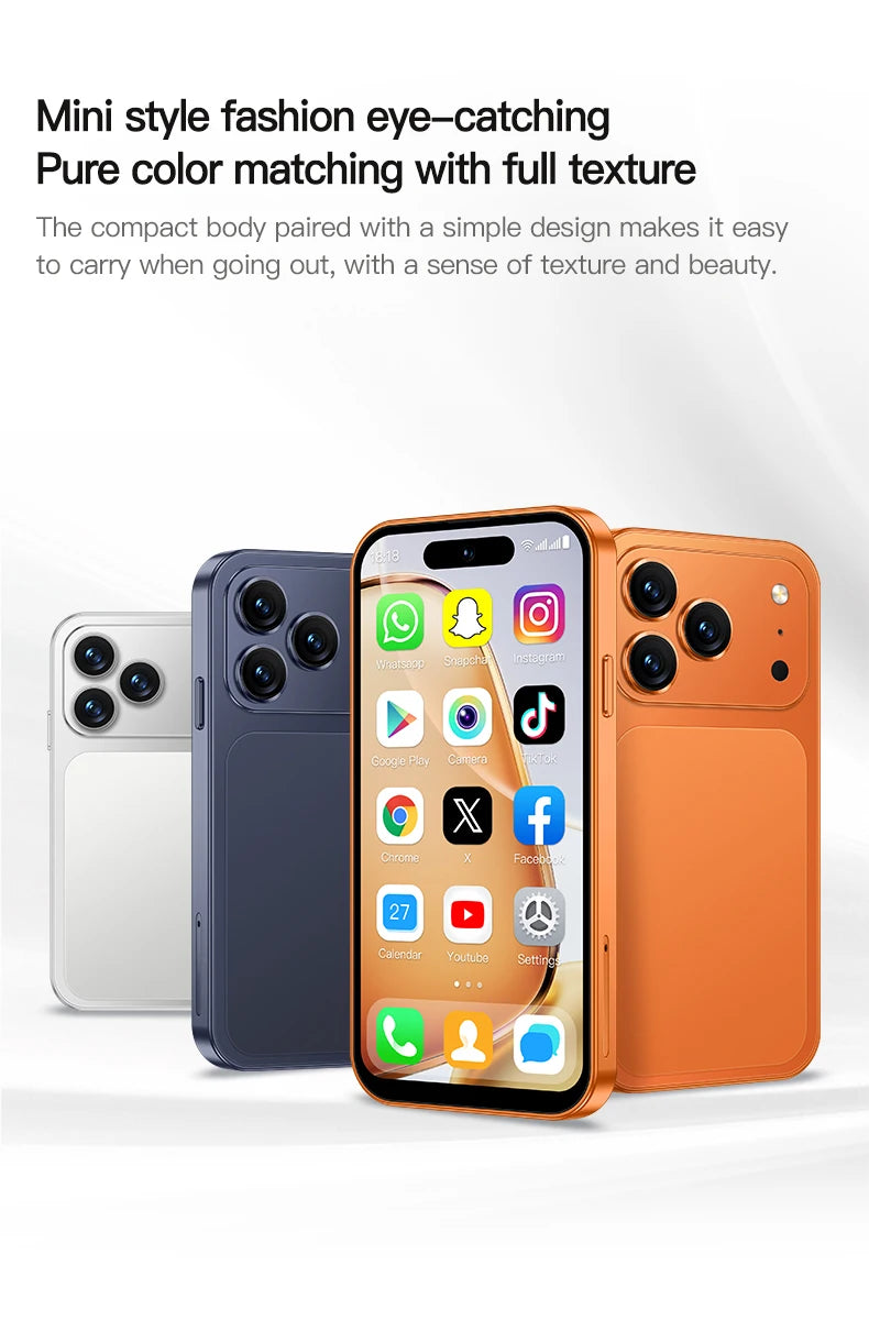 ONEMYTH 2026 new A18 Pro mini smartphone, 2GB RAM 16GB ROM, 4G network, 4.0-inch portable small Android phone