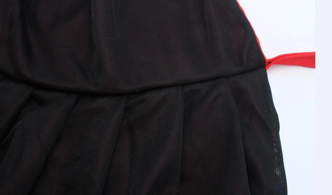 Halloween Women Men Clothes Cosplay Costume Adult Stand Collar Hooded Cape Black Red Reversible Cap Vampire Halloween Party