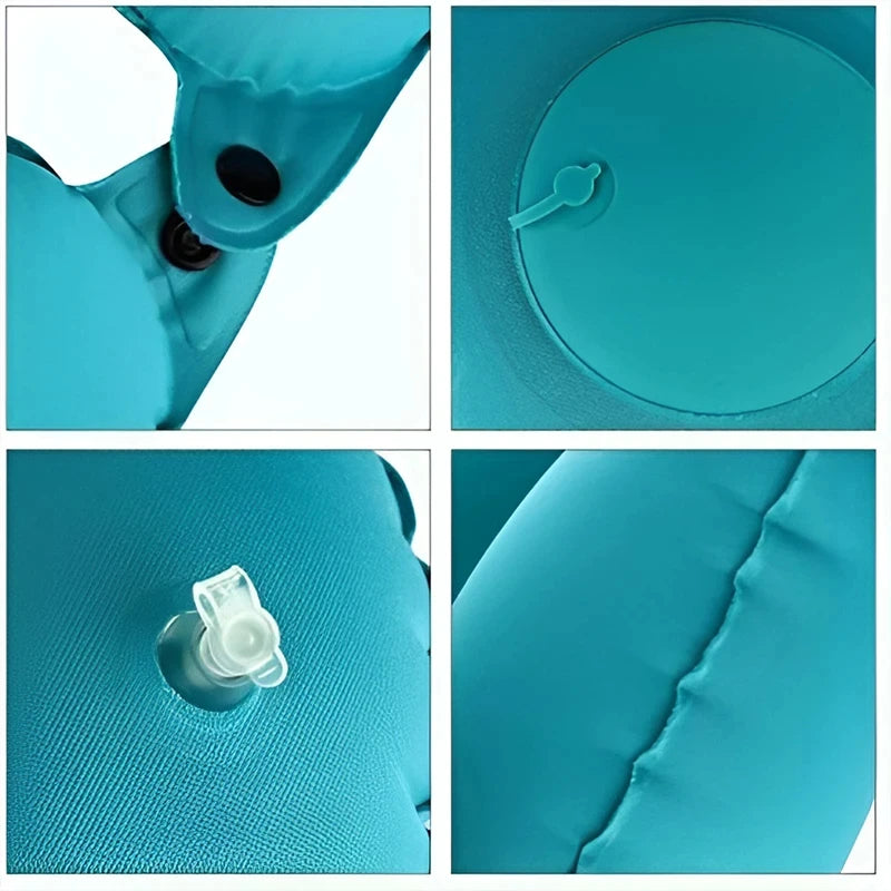 Travel Pillow Inflatable U-Shape Neck Pillow Portable Cervical Orthopedic Protection Airplane Neck Pillows Travel Essentials