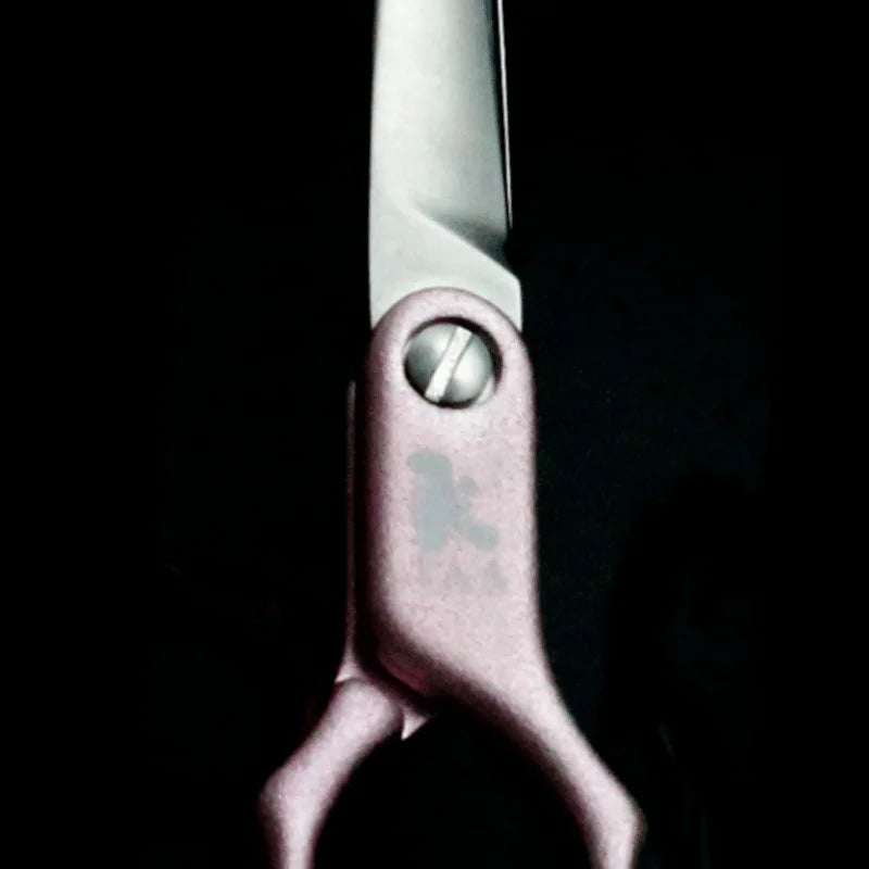 TAA Dog Scissors Professional Pet Grooming Scissors 6 Inch Curved Scissors for Dog Cat Grooming Shears Ultra-Light Cutter H-01