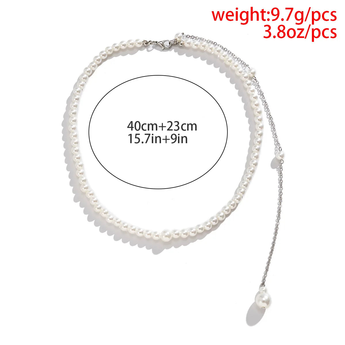 Womens Geometric Bead Back Body Chain Faux Pearl Tassel Rustic Floral Style Premium  Durable Elegant Lightweight Adjustable
