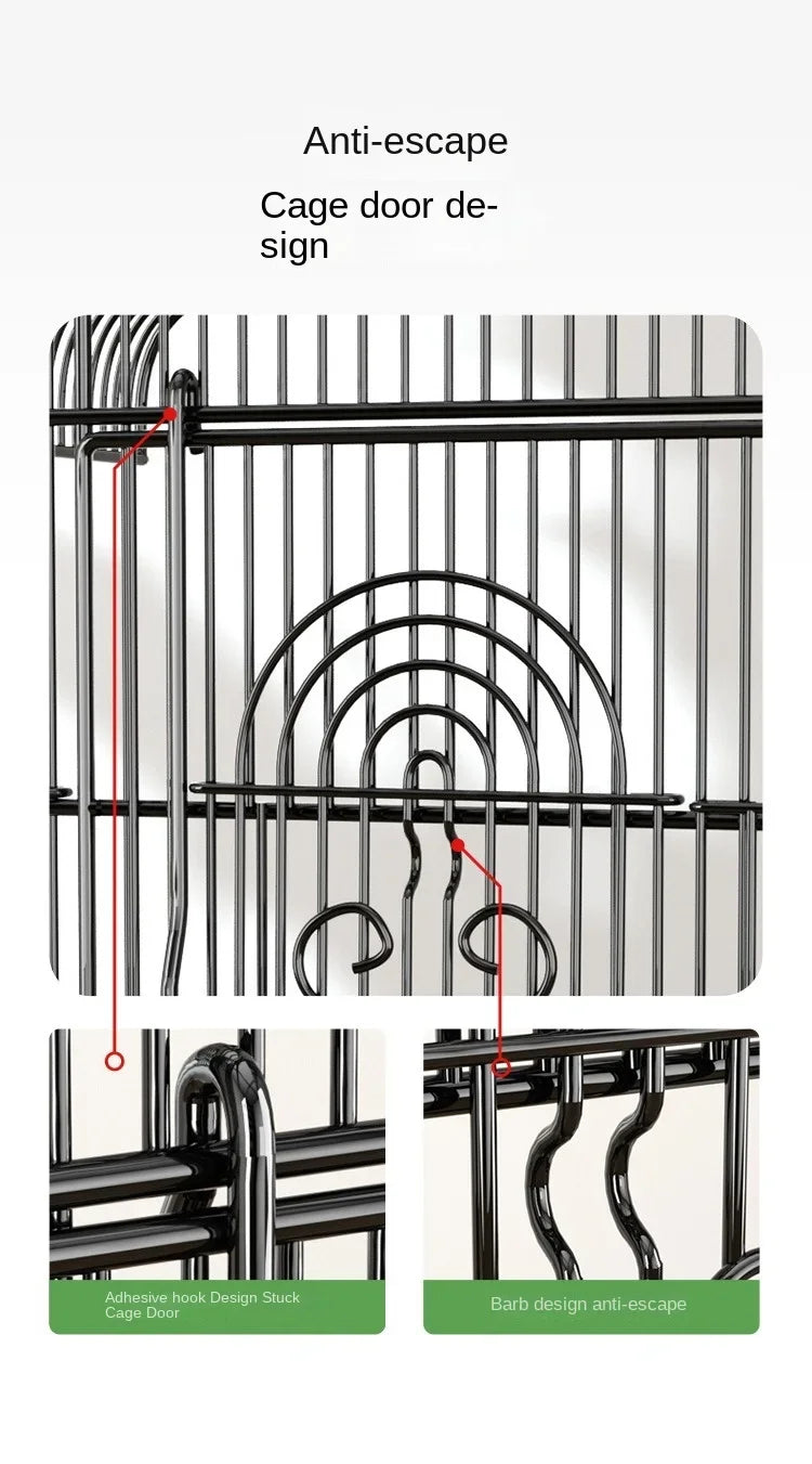 Hut Feeder Nest Bird Cage Parrot Carrier Breeding Villa Home Bird Cage Pigeon Luxury Oiseaux Accessoires Products Pet