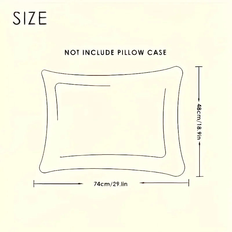 1PC 48x74CM Hotel-Grade Specifically Designed for Cervical Spine Protection and Sleep Aid Home Use Dormitory Single Pillow Core