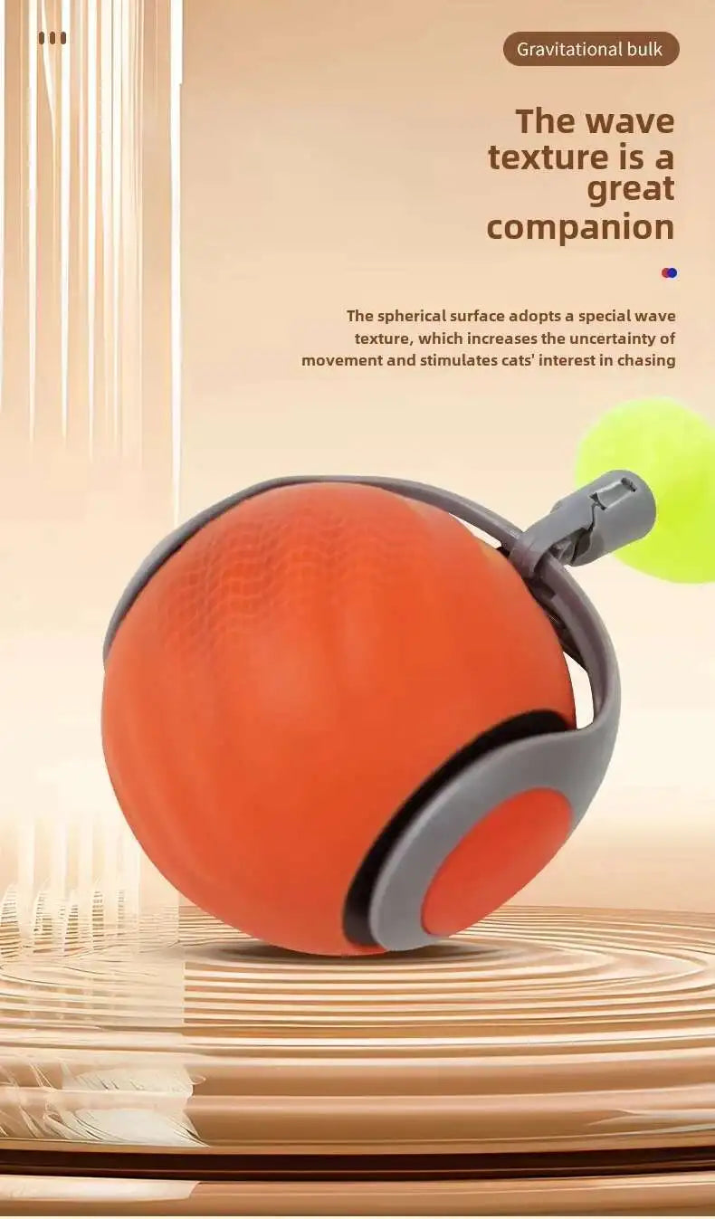 Speedy Tail 2.0 Smart Interactive Cat Toy Automatic Moving Balls for Cats And Dogs Touch Motion Rolling Toy Ball for Pet Gift.