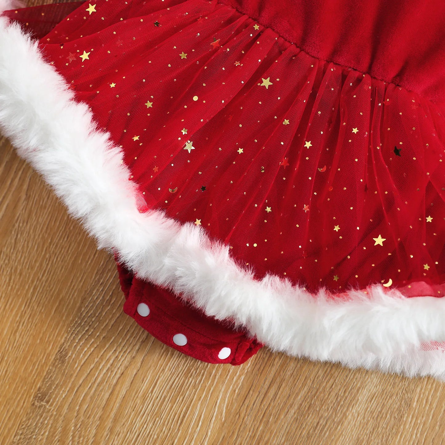 Ceeniu Baby Christmas Bodysuit Dress For Girls Green Santa Claus Letter Rompers Infants Onesies My First New Year Costume Baby