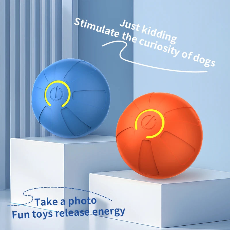Smart Dog Toy Ball Automatic Interactive Pet Electronic Rolling USB Rechargeable Moving Bouncing for Puppy to Large dog Chew Toy