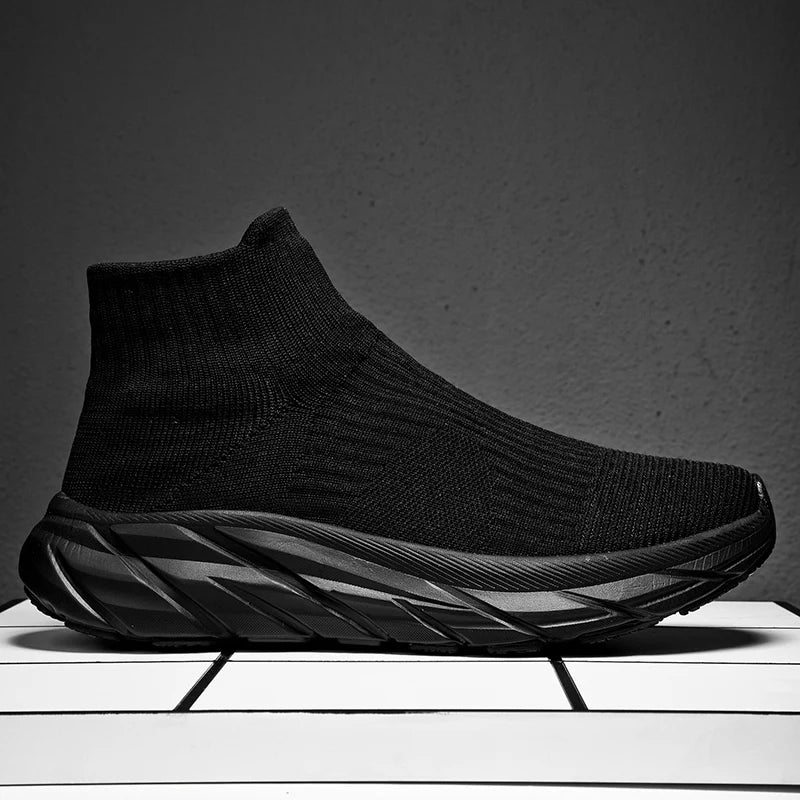 Men Running Walking sock Shoes winter boots Casual Sneakers plush warm shoes Sport shoes Lightweight Men Sneakers Casual Shoes