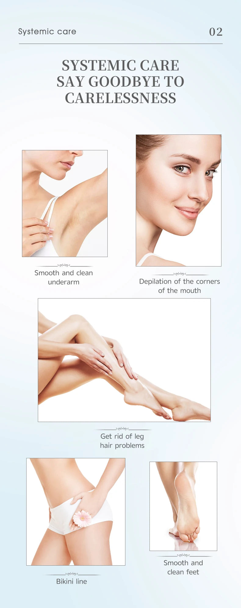 Kemei Rechargeable Women Epilator Electric Facial Body Hair Remover Bikini Trimmer Rotary Female Epilator For Face Leg With