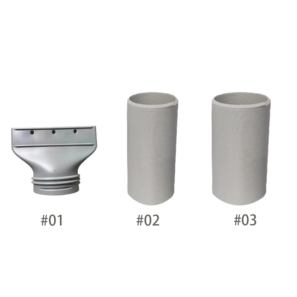 15CM Flat Mouth Joint Exhaust Hose Adapter Portable Mobile Air Conditioner Exhaust  Hose Window Duct Pipe Hose Connector Nozzles