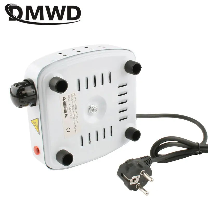 DMWD 110V Electric Hot Plate Mini stove Coffee Heater Milk Tea Mocha Heating Stove Cooking Pot Oven Small Furnace Cook US plug