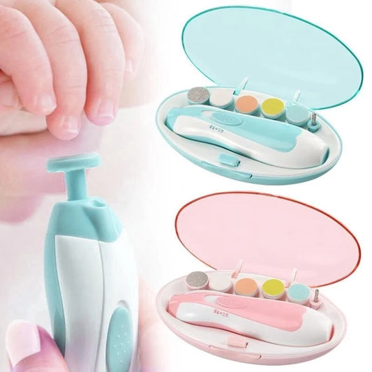 2026 Baby Electric Nail Trimmer Kid Nail Polisher Tool Baby Care Multifunctional Fingernail Cutter Trimmer Infant Manicure Set