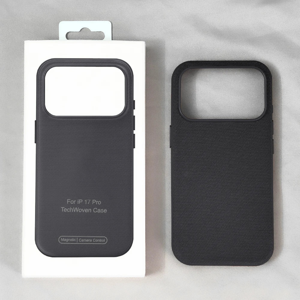 Original Tech Woven Case Magnetic Cover For IPhone 17 Air 16 15 14 13 Pro Max Camera Control Case For Magsafe Wireless Charging