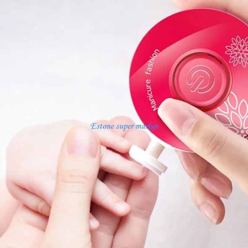 090B Infant Care Safe Clipper Cutter Kids Polisher Manicure Set Baby Electric Trimmer