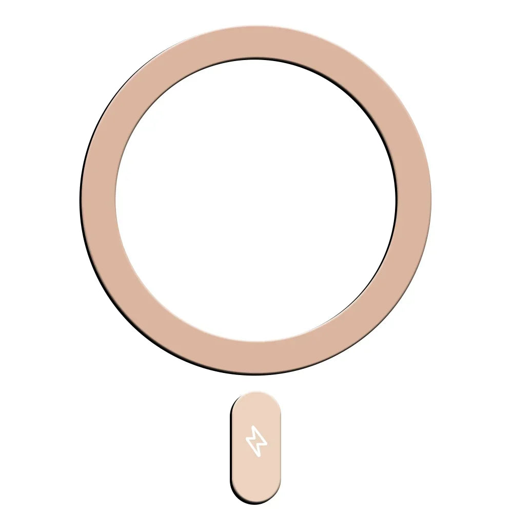 1-5Pcs Universal Metal Plate Ring for Magsafe Magnetic Wireless Charger Iron Sheet Sticker Car Phone Holder for IPhone 13 14 15