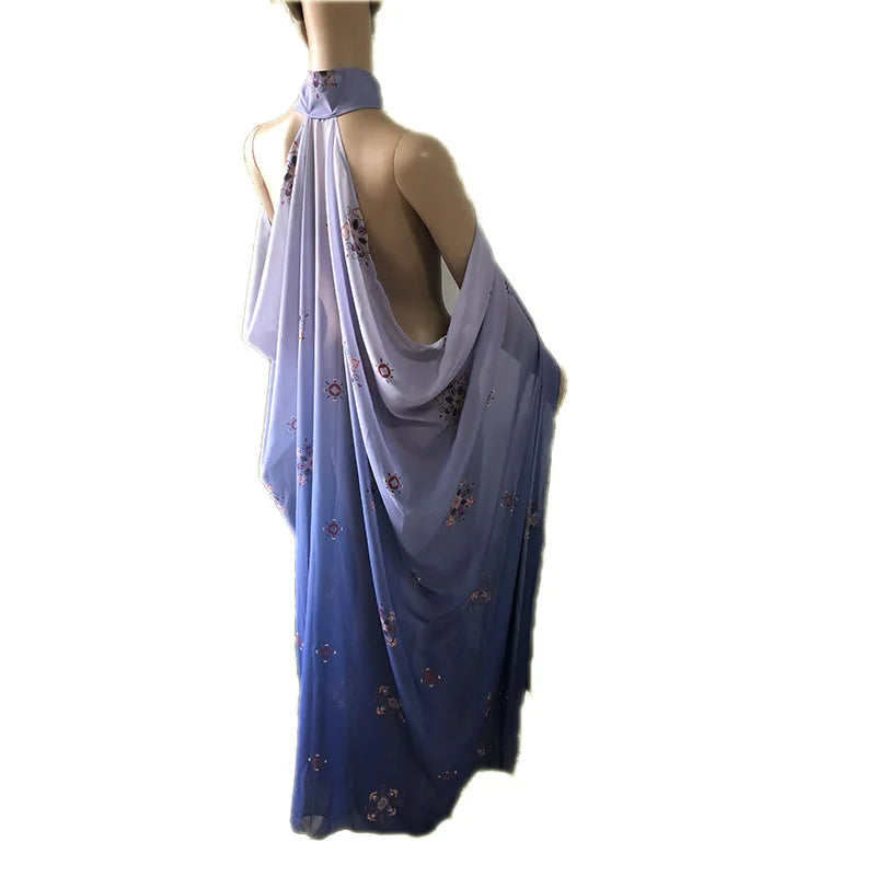 Halloween Costume Women Shawl Cape Cloak Medieval Neck Cape Shawl Cosplay Princess Witch Bride Party Chiffon Light Coat Robe
