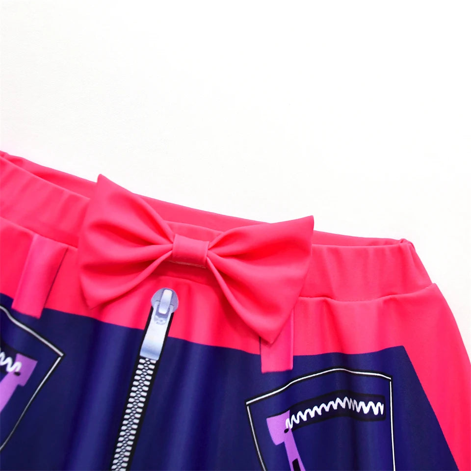 Summer 2026 Kpop Kids Swimsuit Festival Children Cosplay Demon Hunter Rumi Girls Outfits Holiday Beach Party Children's Swimwear