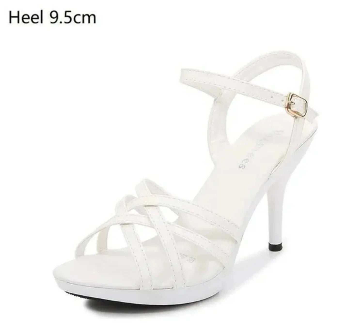 High Heels Model Sexy Black Waterproof Platform 15cm Ultra High Heel Sandals Women Summer Show off Tool for Women Shoes