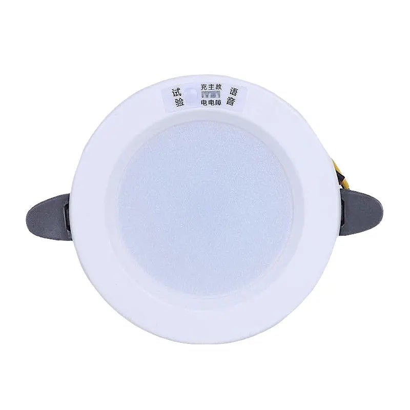 AC200-240V Emergency Lamp Home Power Outage Emergency Lights Recharging Downlight Human Sensor Control Round Indoor Led Lamp