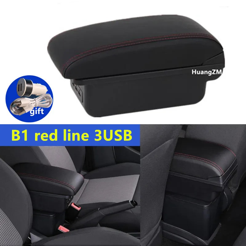 For Fiat 500 Armrest Box For FIAT 500 Car Armrest 2000-2011 Auto Storage Box Dedicated Retrofit Parts Interior Car Accessories
