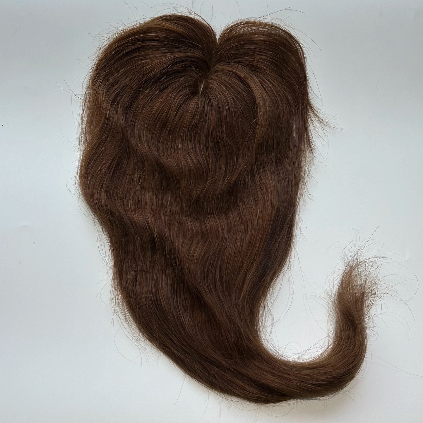 Natural Hair Topper Human Hair Accessories For Women Straight Hair Clips Wigs 18inch Lady Hairpieces Machine Made Base Toppers