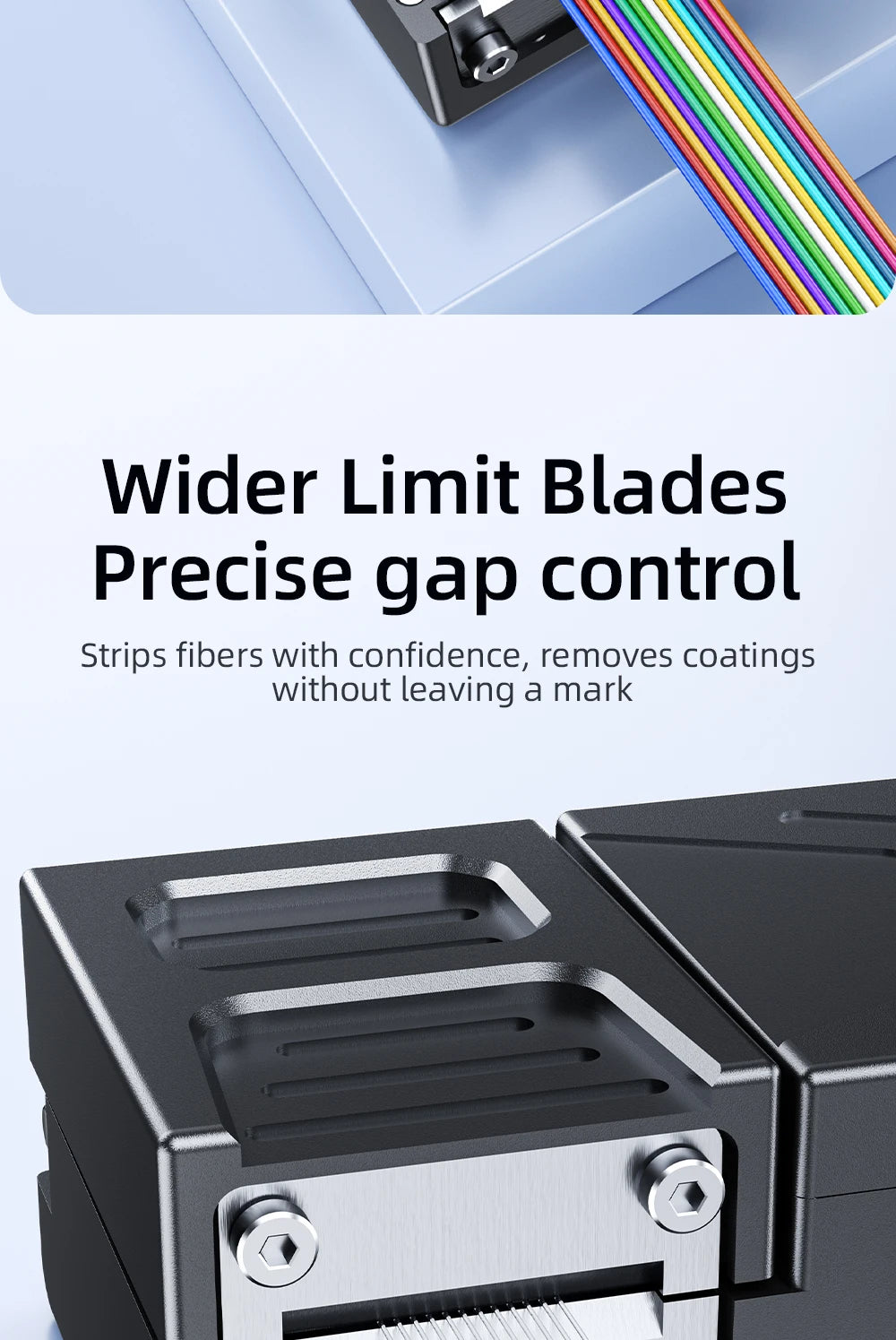 SAIVXIAN U9 Fiber Thermal Stripper Pliers Heated Optical Wire Stripping Slitter Ribbon Fiber Hot Stripper Cable Fusion Tool