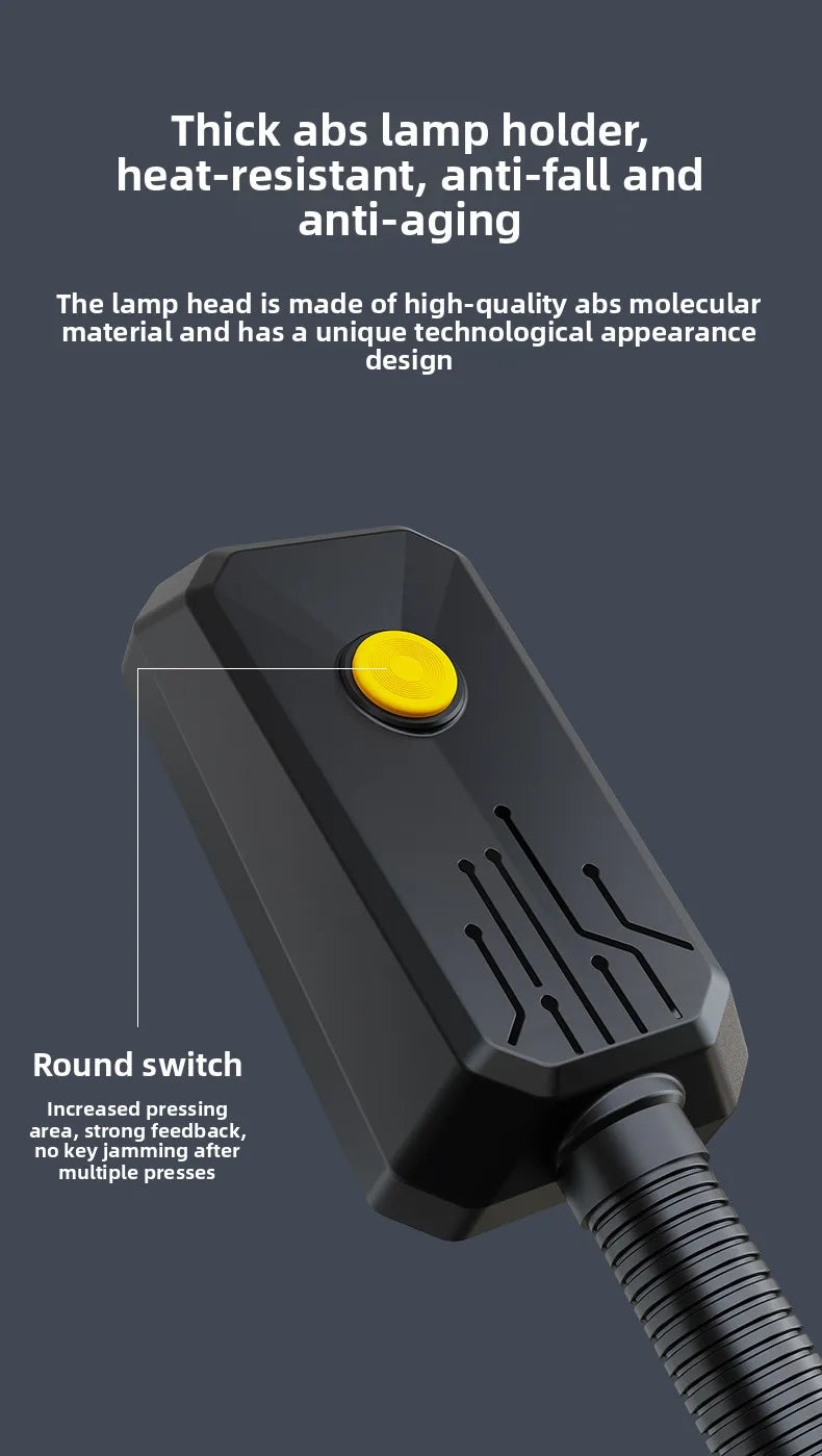 18W/25W LED Machine Tool Work Light With Strong Magnetic Extended 50-80cm flexiable Hose 24V/220V Lathe Punch MachineTable Lamp