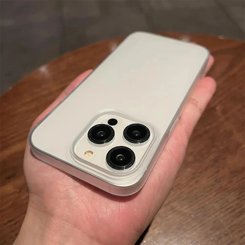 Ultra Thin Matte Hard Translucent Clear Phone Case for iPhone 17 16 15 14 13 12 11 Pro Max XS X 7 8 Plus Shockproof Bumper Cover