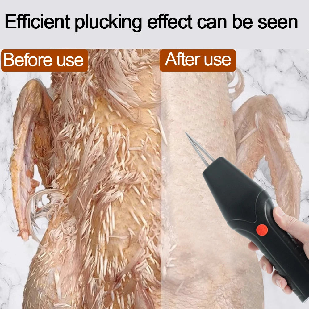 Electric Quick Plucker Efficient Chicken Feathers Remover Rechargeable Feathers Removal Machine Hair Extractor Kitchen Tools