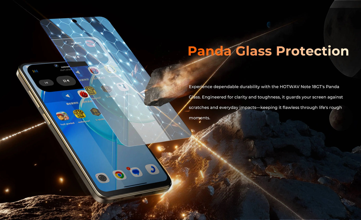 HOTWAV Note 18 GT Smart Phone 7.2'' 120Hz 8.6mm Ultra-Thin Mobilephone 8GB RAM 256GB ROM 6200mAh Battery Android 15 Cellphone