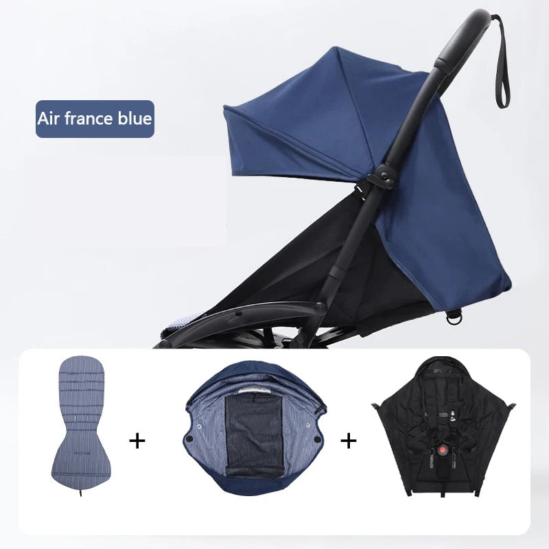 3Pcs /Set 175° Strollers Accessories Sunshade Covers Seat Cushion With Breathable Mesh Canopy Seat Liner Fit YOYO+/YOYO2/YOYA