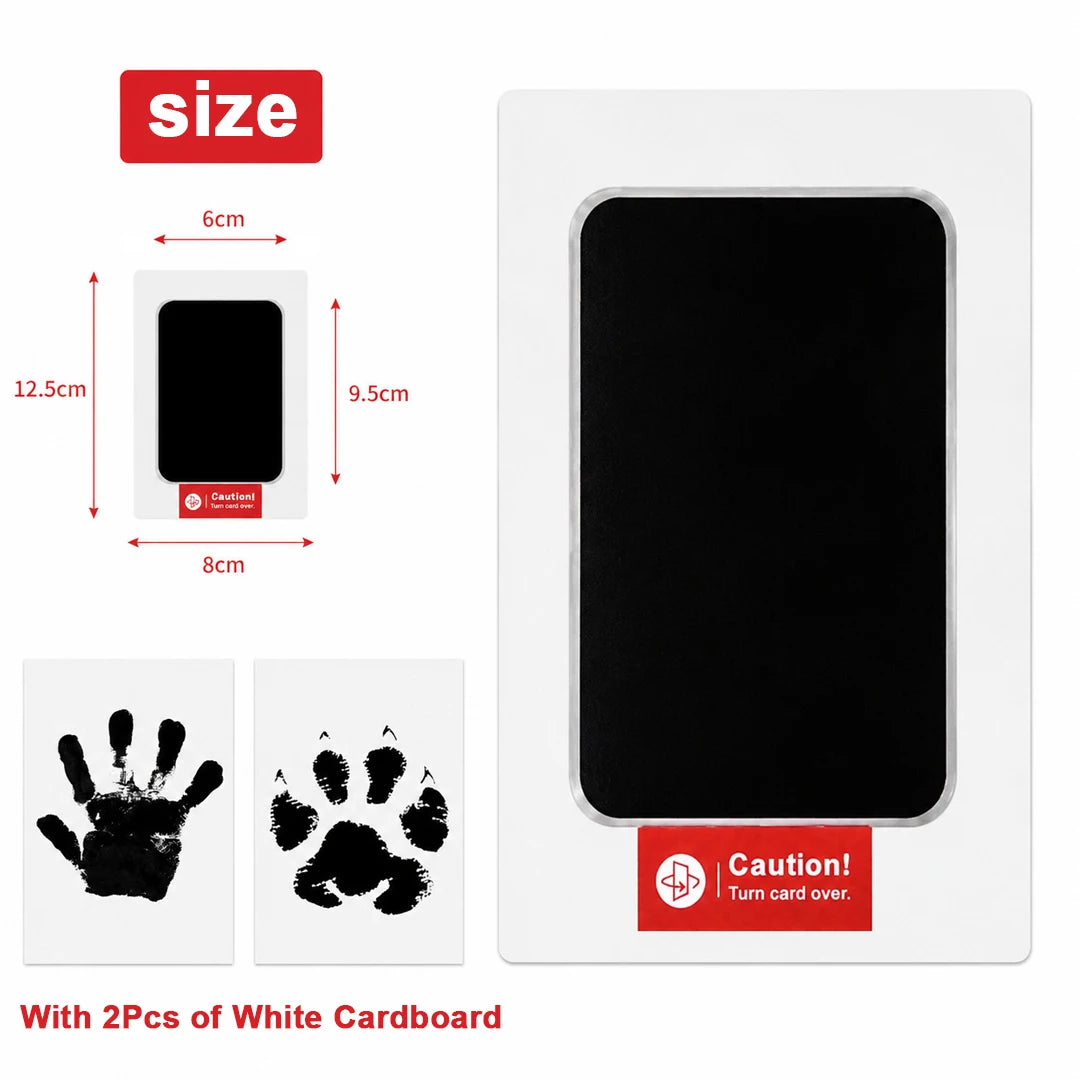 Pet Paw Print Pad For Cats Dogs Quick Dry Black Ink Safe Easy Clean Memory Keepsake Gift For Pet Owners Easy To Use