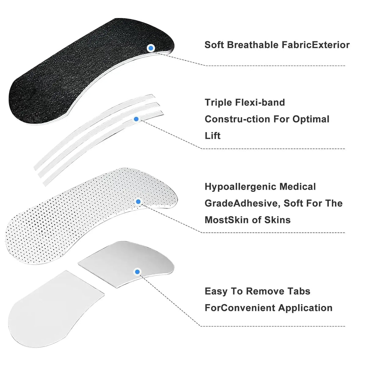 Anti Snoring Nose Strips for Breathing Correction Physical Expansion Breathable 2026 Patch Better Sleep Anti-Snoring Nasal Stri
