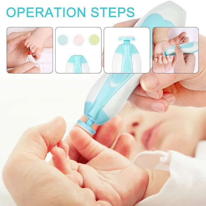 Baby Care Kit Kids Hair Nail Healthcare Thermometer Grooming Brush Kit Clipper Scissors Nail clipper Newborn Care Cleaning Set