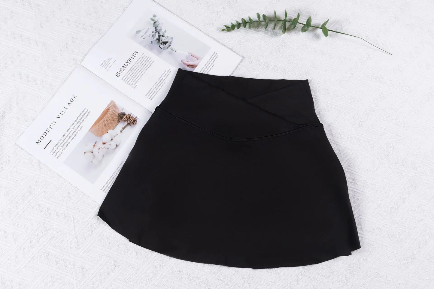 Women Fitness Shorts Skirts Yoga Seamless Leggings High Elastic Sports Fashion Gym Trainning Tennis Dresses High-Waist Skirts