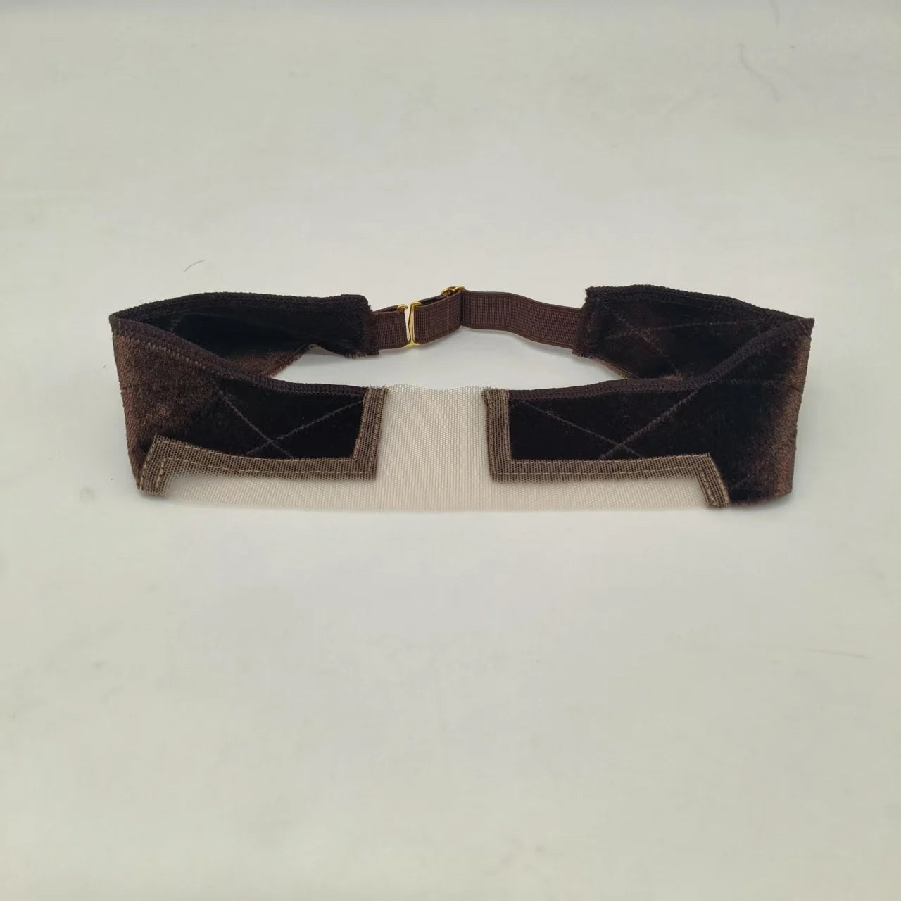 Thin velvet elastic bands with lace for wearing under wigs