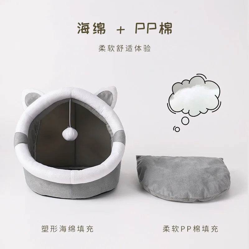 Hot selling cat house, closed pet house, semi closed dog house, cat house, warm in winter, universal in all seasons