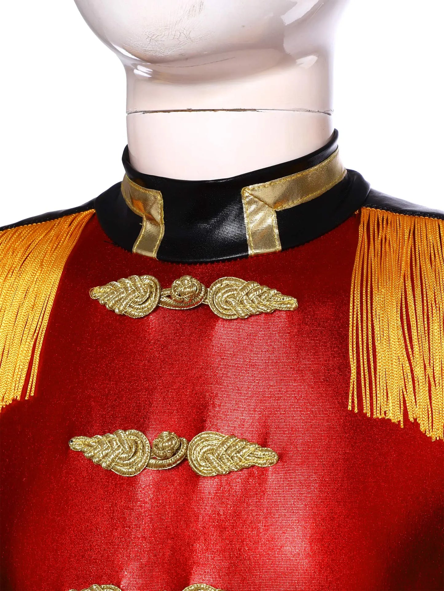 Halloween Costume Romper Circus Ringmaster Cosplay Carnival Party Shiny Sequins Leotard Dress Drum Majorette Magician Dress Up
