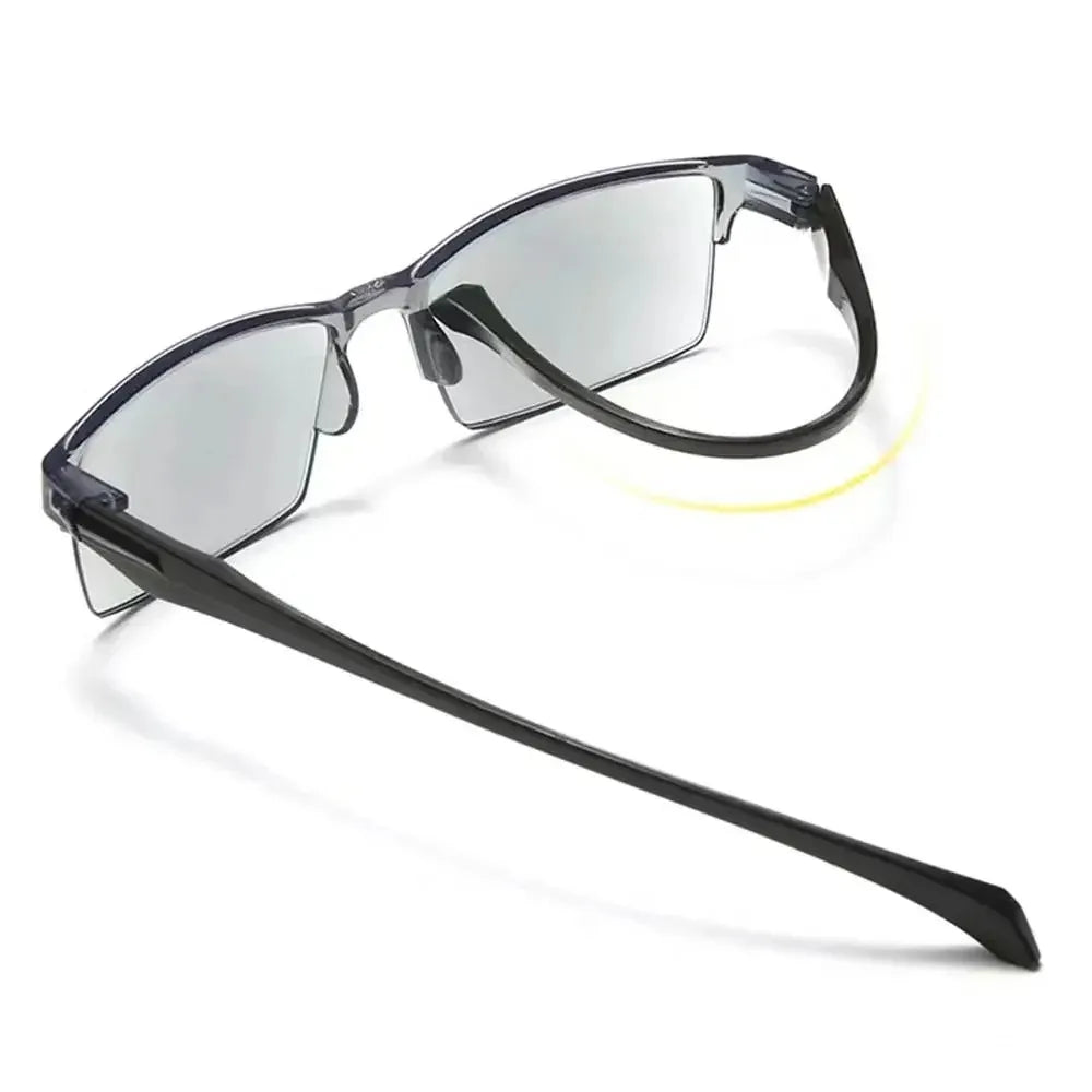 Smart Automatic Zoom Reading Glasses Rimless Optical Presbyopia Eyewear Spectacle Radiation Protection Computer Goggles Unisex