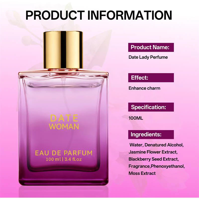 Luxury Charming CEO Perfume Spray,Men Eau De Parfum Mist,Floral Fruity Women Date Scent,Vanilla/Sandalwood/Lemon/Amber Fragrance