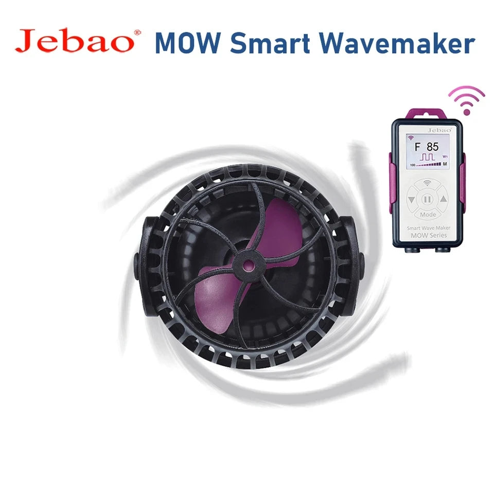Jebao MOW-3 MOW-5 MOW-9 MOW-16 MOW-22 Series Smart WiFi Aquarium Water Wavemaker Pump with LCD Display Controller for Fish Tank