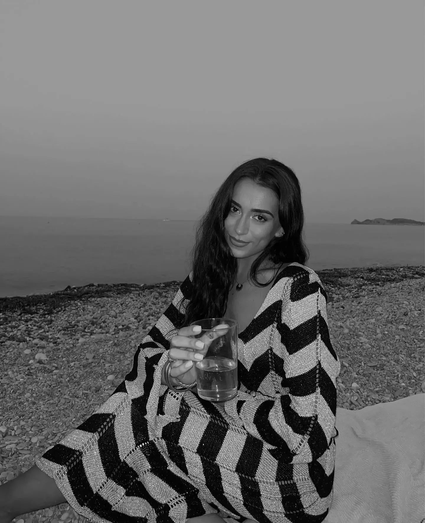 2025 Women's  Stripled Long Sleeve Slim Elegant Knitted Maxi Dress V Neck Autumn New Lace Up Hollow Sexy Beach Cover Up Dress