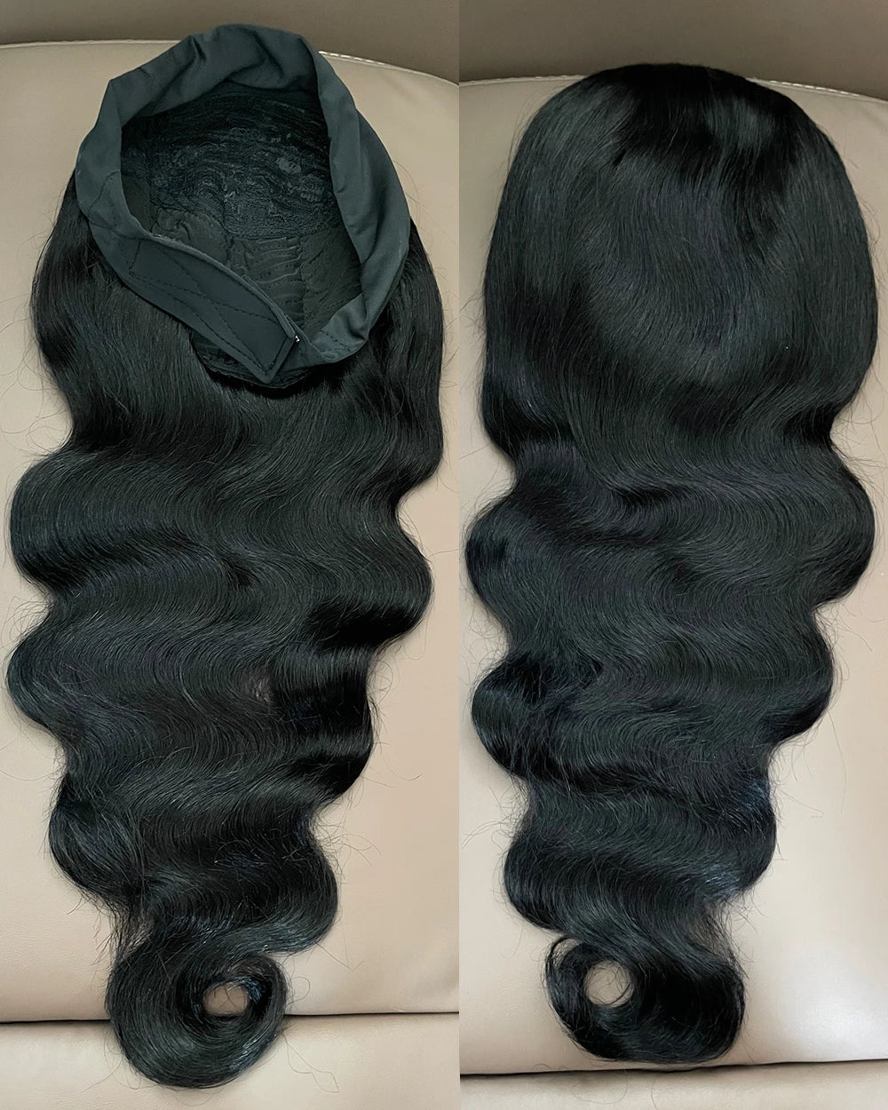 32 Inch Body Wave Headband Wig for Women Human Hair Glueless Wear and Go Glueless Brazilian Virgin Human Hair 250 Density
