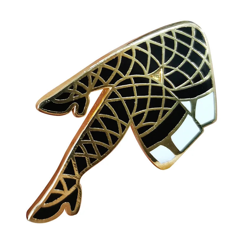 Horror Halloween Costume Accessories Cartoon Skeleton Ghost Enamel Pin Men's Backpack Badge Clothes Accessories Wholesale