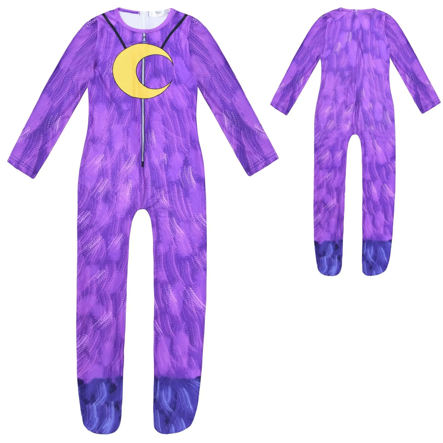 Kids Smiling Critters Cosplay Costume Aminal Purple Cat Clothing Catnap Elephant Bear Bodysuit Jumpsuit Mask Halloween Costumes