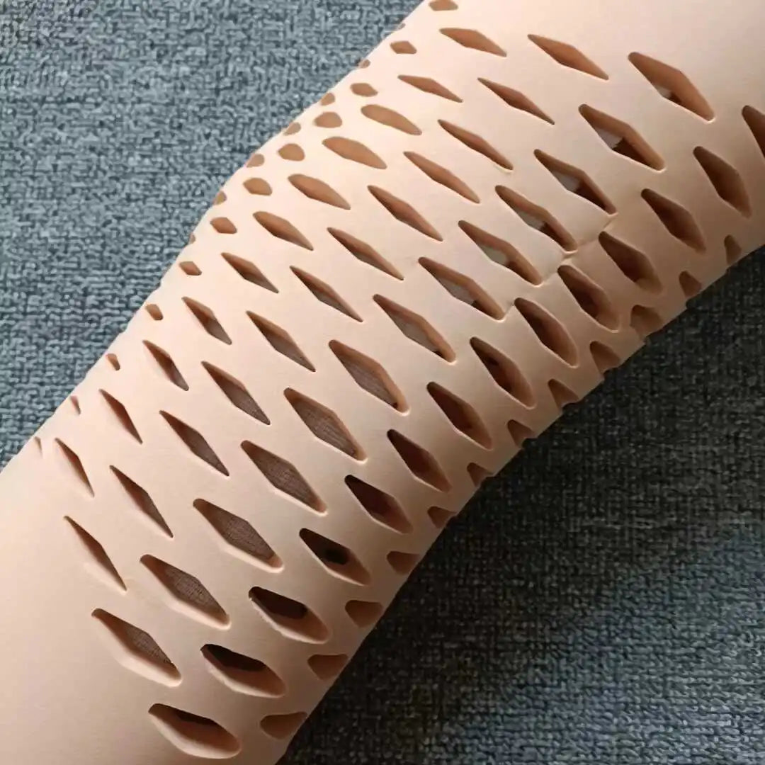 Prosthetic Leg Cover for Above-Knee Amputees | Realistic Leg Cosmetic Skin Sleeve | Protective & Decorative Thigh Cover (S/M/L)