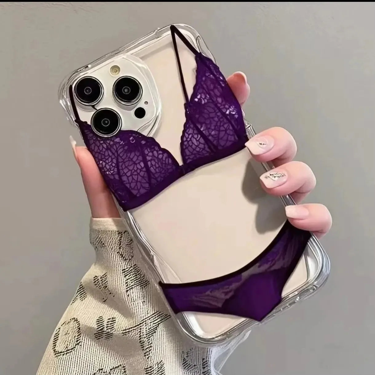 Fashion Sexy Lace Phone Case For iPhone 17 16 16e 15 14 13 12 11 Pro Max Mini X XR XSMAX 8 7 6S Air Plus 3D Wave Soft Back Cover
