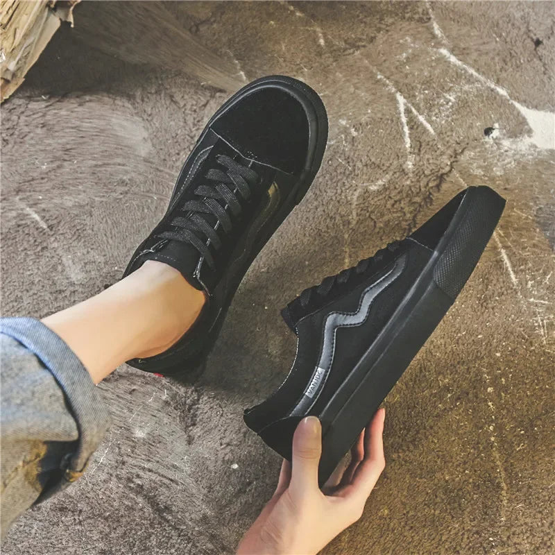 Lady Autumn Winter Casual Sneakers Women Comfort Canvas Shoes Men Loafers Unisex Students Casual Sports Shoes Flat Walking Shoes